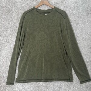 Tommy Bahama army green Crew neck long sleeve shirt - medium‎